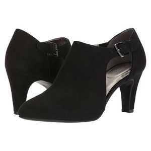 Bandolino Wardell Women’s Faux Suede Black Pumps 9 M US 25033009-9×0 NWOB